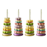 Maxbell Baby Stack Toy Beach Toy Stem Learning Toy Developing Baby Toy 6 layers and green