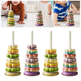 Maxbell Baby Stack Toy Beach Toy Stem Learning Toy Developing Baby Toy 6 layers and green