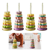 Maxbell Baby Stack Toy Beach Toy Stem Learning Toy Developing Baby Toy 6 layers and green