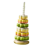 Maxbell Baby Stack Toy Beach Toy Stem Learning Toy Developing Baby Toy 6 layers and green