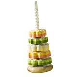 Maxbell Baby Stack Toy Beach Toy Stem Learning Toy Developing Baby Toy 5 layers and green