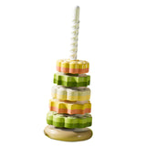 Maxbell Baby Stack Toy Beach Toy Stem Learning Toy Developing Baby Toy 5 layers and green