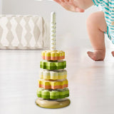 Maxbell Baby Stack Toy Beach Toy Stem Learning Toy Developing Baby Toy 5 layers and green