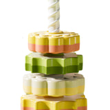 Maxbell Baby Stack Toy Beach Toy Stem Learning Toy Developing Baby Toy 5 layers and green