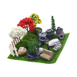 Maxbell Dollhouse Miniature Garedn Set Micro Landscape Ornaments for Micro Landscape