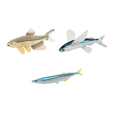 Maxbell Simulated Sea Life Animals Figurines Fish Model Toy for Birthday Cake Topper Herring