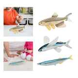 Maxbell Simulated Sea Life Animals Figurines Fish Model Toy for Birthday Cake Topper Herring