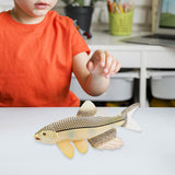 Maxbell Simulated Sea Life Animals Figurines Fish Model Toy for Birthday Cake Topper Herring