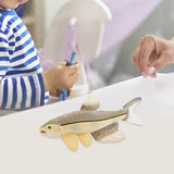 Maxbell Simulated Sea Life Animals Figurines Fish Model Toy for Birthday Cake Topper Herring