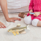 Maxbell Simulated Sea Life Animals Figurines Fish Model Toy for Birthday Cake Topper Herring