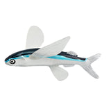 Maxbell Simulated Sea Life Animals Figurines Fish Model Toy for Birthday Cake Topper Flying Fish