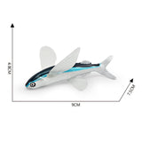 Maxbell Simulated Sea Life Animals Figurines Fish Model Toy for Birthday Cake Topper Flying Fish