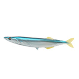 Maxbell Simulated Sea Life Animals Figurines Fish Model Toy for Birthday Cake Topper Saury