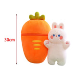Maxbell Carrot Plush Pillow Cute Carrot Plush Doll for Holiday Birthday New Year