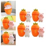 Maxbell Carrot Plush Pillow Cute Carrot Plush Doll for Holiday Birthday New Year