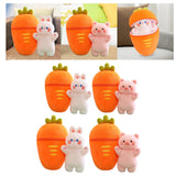 Maxbell Carrot Plush Pillow Cute Carrot Plush Doll for Holiday Birthday New Year
