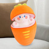 Maxbell Carrot Plush Pillow Cute Carrot Plush Doll for Holiday Birthday New Year