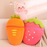 Maxbell Carrot Plush Pillow Cute Carrot Plush Doll for Holiday Birthday New Year