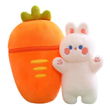 Maxbell Carrot Plush Pillow Cute Carrot Plush Doll for Holiday Birthday New Year