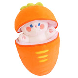 Maxbell Carrot Plush Pillow Cute Carrot Plush Doll for Holiday Birthday New Year