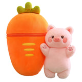 Maxbell Carrot Plush Pillow Cute Carrot Plush Doll for Holiday Birthday New Year