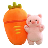 Maxbell Carrot Plush Pillow Cute Carrot Plush Doll for Holiday Birthday New Year