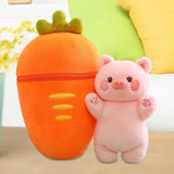 Maxbell Carrot Plush Pillow Cute Carrot Plush Doll for Holiday Birthday New Year