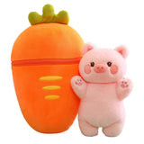 Maxbell Carrot Plush Pillow Cute Carrot Plush Doll for Holiday Birthday New Year