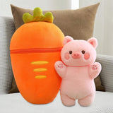 Maxbell Carrot Plush Pillow Cute Carrot Plush Doll for Holiday Birthday New Year