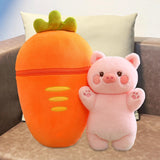 Maxbell Carrot Plush Pillow Cute Carrot Plush Doll for Holiday Birthday New Year