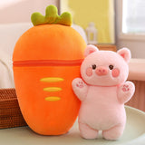 Maxbell Carrot Plush Pillow Cute Carrot Plush Doll for Holiday Birthday New Year