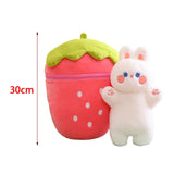 Maxbell Cute Strawberry Plush Doll Strawberry Plush Pillow for Valentine Day Kids