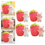Maxbell Cute Strawberry Plush Doll Strawberry Plush Pillow for Valentine Day Kids