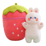 Maxbell Cute Strawberry Plush Doll Strawberry Plush Pillow for Valentine Day Kids