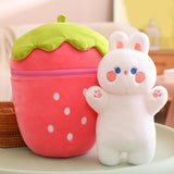 Maxbell Cute Strawberry Plush Doll Strawberry Plush Pillow for Valentine Day Kids