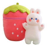Maxbell Cute Strawberry Plush Doll Strawberry Plush Pillow for Valentine Day Kids