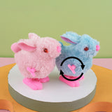 Maxbell Wind up Animal Easter Toy Bunny Jumping Chick Wind Up Toy for Kids Children