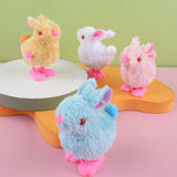 Maxbell Wind up Animal Easter Toy Bunny Jumping Chick Wind Up Toy for Kids Children