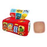 Maxbell Sensory Pull Along Tissue Box Game Motor Skill Toy for Boys and Girls Kids