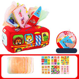 Maxbell Sensory Pull Along Tissue Box Game Motor Skill Toy for Boys and Girls Kids