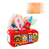 Maxbell Sensory Pull Along Tissue Box Game Motor Skill Toy for Boys and Girls Kids