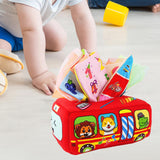 Maxbell Sensory Pull Along Tissue Box Game Motor Skill Toy for Boys and Girls Kids