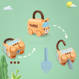 Maxbell 6 Pieces Montessori Toys Kids Learning Locks with Keys for Ages 3 Yrs+ Kids