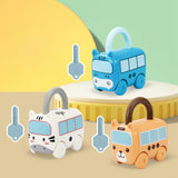 Maxbell 6 Pieces Montessori Toys Kids Learning Locks with Keys for Ages 3 Yrs+ Kids