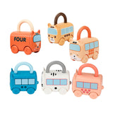 Maxbell 6 Pieces Montessori Toys Kids Learning Locks with Keys for Ages 3 Yrs+ Kids