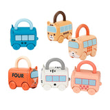 Maxbell 6 Pieces Montessori Toys Kids Learning Locks with Keys for Ages 3 Yrs+ Kids