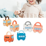 Maxbell 6 Pieces Montessori Toys Kids Learning Locks with Keys for Ages 3 Yrs+ Kids