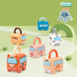 Maxbell 6 Pieces Montessori Toys Kids Learning Locks with Keys for Ages 3 Yrs+ Kids