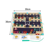 Maxbell Magnetic Alphabet Maze Board Teaching Prop Alphabet Matching Puzzle for Kids