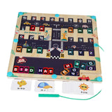 Maxbell Magnetic Alphabet Maze Board Teaching Prop Alphabet Matching Puzzle for Kids